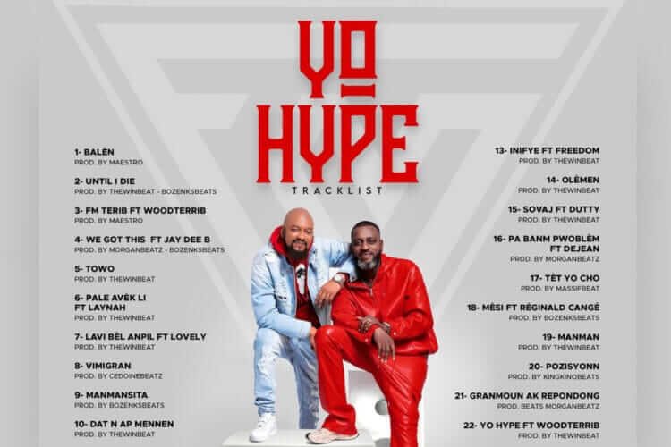 Les titres de “Yo Hype” sont dévoilés