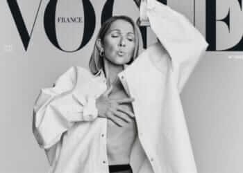 Céline Dion immortalise la couverture de mai de Vogue France