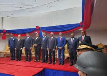 En catimini, les membres du Conseil présidentiel prêtent serment au Palais national