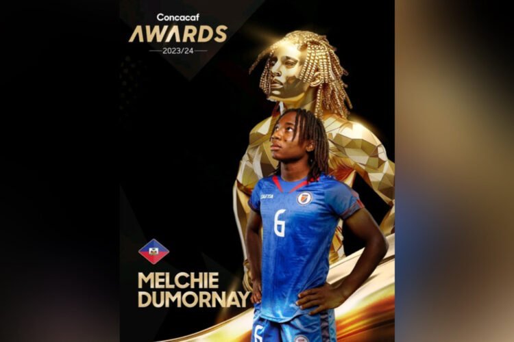 Melchie Daëlle Dumornay nominée pour le Prix de la meilleure joueuse de la Concacaf 2024