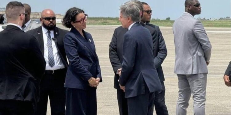 Le Secrétaire d’Etat américain Antony Blinken est en Haïti