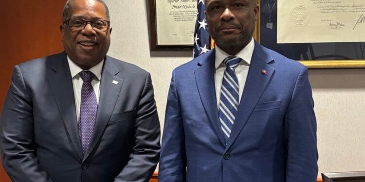 Le Ministre Jean Victor Harvel Jean Baptiste Multiplie Ses Rencontres Avec L'internationale