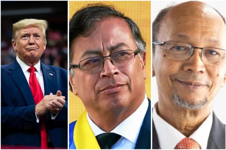 Donald Trump, Gustavo Petro Et Le Cpt De Leslie Voltaire